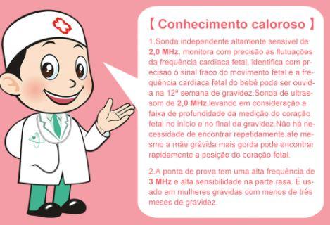 Batimentos Cardíacos Fetal Portátil- Fetal Cofoe - Vem Conferir