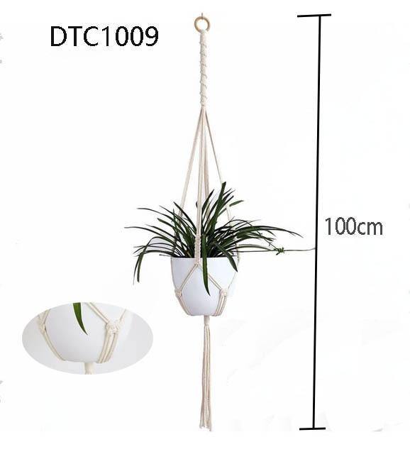 Bandeja para vaso de flores artesanal Macrame- Florama - Vem Conferir