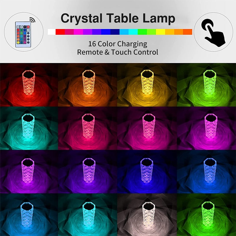 Luminaria Crystal Diamond - 3 a 16 Cores